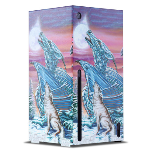 Ed Beard Jr Dragons Moon Song Wolf Moon Game Console Wrap Case Cover for Microsoft Xbox Series X