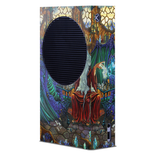 Ed Beard Jr Dragons Wizard Friendship Game Console Wrap Case Cover for Microsoft Xbox Series S Console