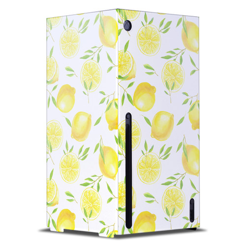 Katerina Kirilova Patterns Lemons Game Console Wrap Case Cover for Microsoft Xbox Series X