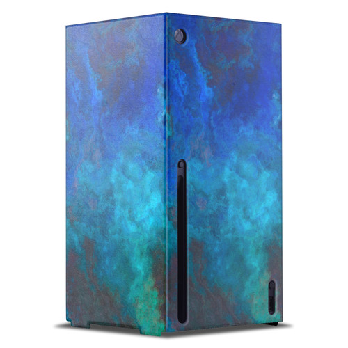 LebensArt Art Mix Blue Malachit Game Console Wrap Case Cover for Microsoft Xbox Series X