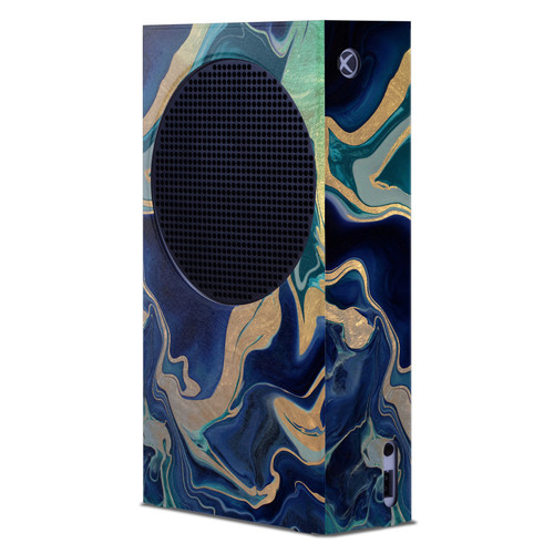 Monika Strigel Art Mix Indigo Game Console Wrap Case Cover for Microsoft Xbox Series S Console