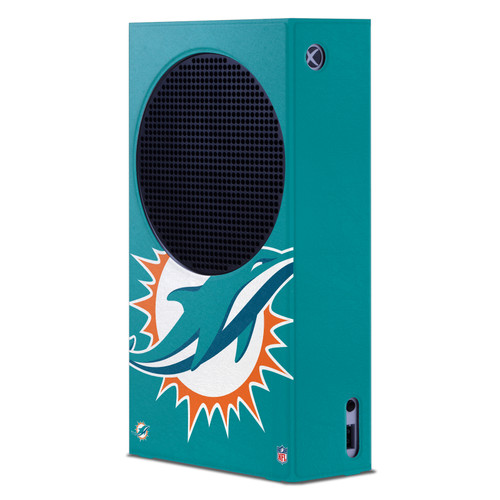NFL Miami Dolphins Oversize Game Console Wrap Case Cover for Microsoft Xbox Series S Console