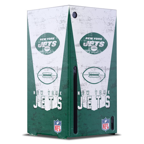 NFL New York Jets Banner Game Console Wrap Case Cover for Microsoft Xbox Series X
