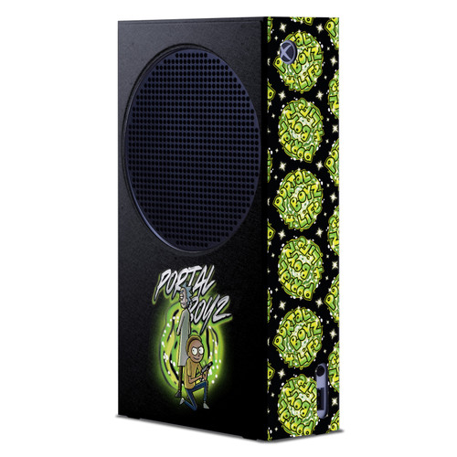 Rick And Morty Graphics Portal Boyz Game Console Wrap Case Cover for Microsoft Xbox Series S Console