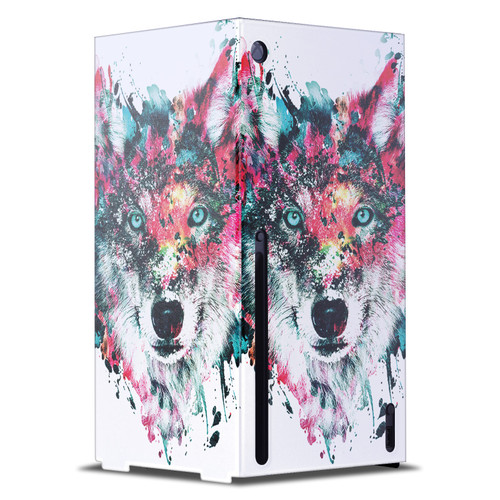 Riza Peker Art Mix Wolf Game Console Wrap Case Cover for Microsoft Xbox Series X