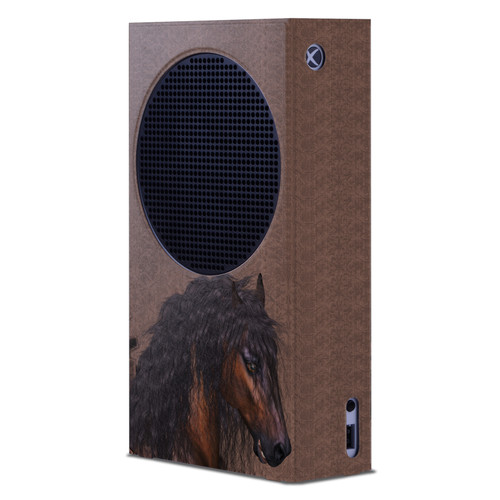 Simone Gatterwe Steampunk Horse Mechanical Gear Game Console Wrap Case Cover for Microsoft Xbox Series S Console