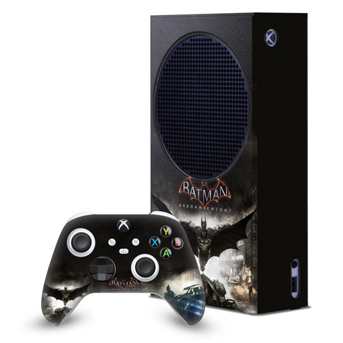 Batman Arkham Knight Graphics Key Art Game Console Wrap and Game Controller Skin Bundle for Microsoft Series S Console & Controller