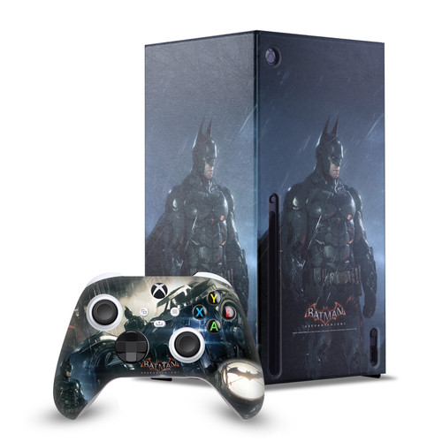 Batman Arkham Knight Graphics Batman Game Console Wrap and Game Controller Skin Bundle for Microsoft Series X Console & Controller
