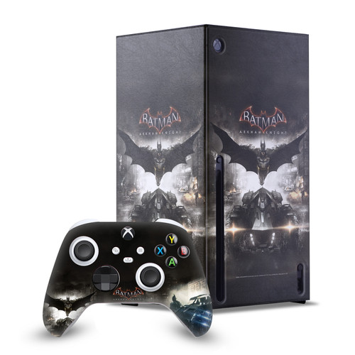 Batman Arkham Knight Graphics Key Art Game Console Wrap and Game Controller Skin Bundle for Microsoft Series X Console & Controller
