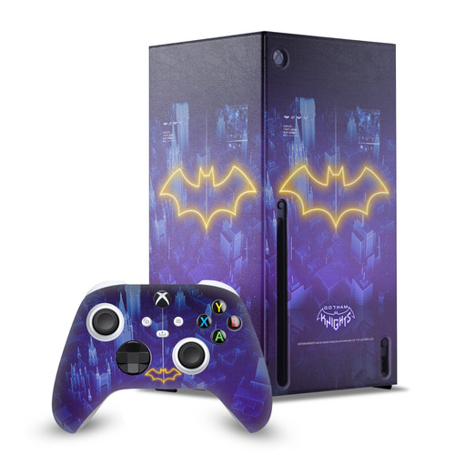 Gotham Knights Character Art Batgirl Game Console Wrap and Game Controller Skin Bundle for Microsoft Series X Console & Controller