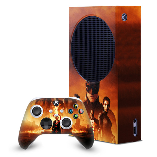 The Batman Neo-Noir and Posters Group Game Console Wrap and Game Controller Skin Bundle for Microsoft Series S Console & Controller