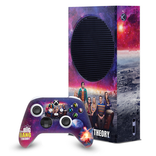 The Big Bang Theory Graphics Season 11 Key Art Game Console Wrap and Game Controller Skin Bundle for Microsoft Series S Console & Controller