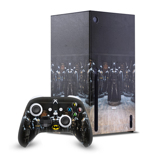 The Flash 2023 Graphic Art Batman Costume Game Console Wrap and Game Controller Skin Bundle for Microsoft Series X Console & Controller