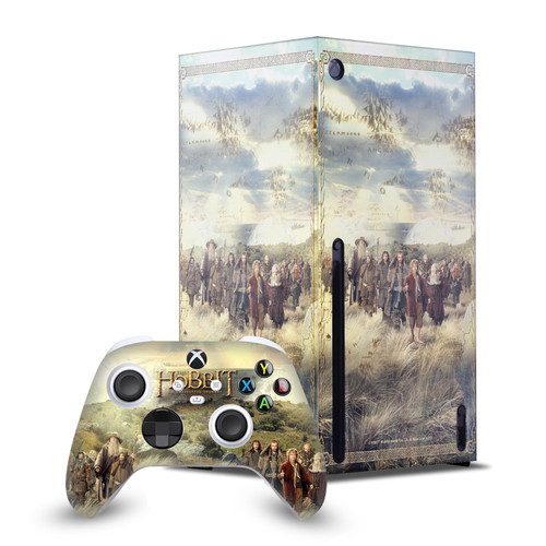 The Hobbit An Unexpected Journey Key Art Poster Game Console Wrap and Game Controller Skin Bundle for Microsoft Series X Console & Controller