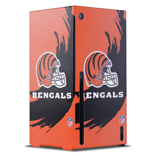 NFL Cincinnati Bengals Sweep Stroke Game Console Wrap Case Cover for Microsoft Xbox Series X