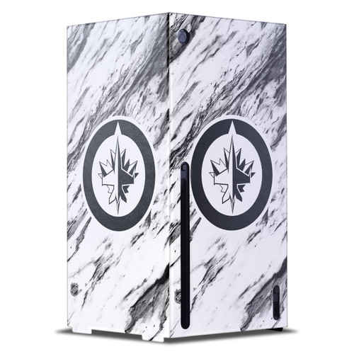 NHL Winnipeg Jets Marble Game Console Wrap Case Cover for Microsoft Xbox Series X