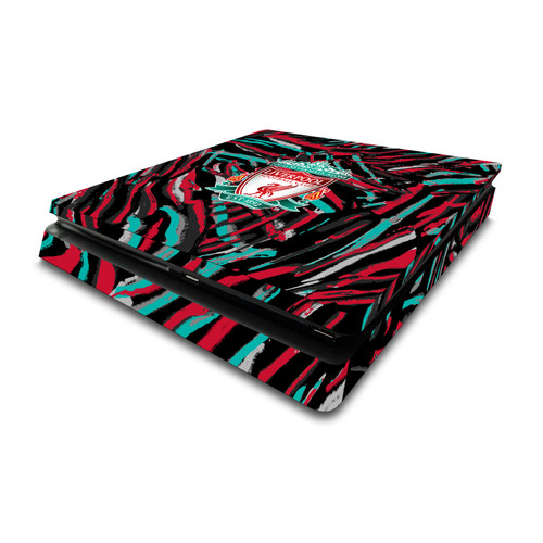 Liverpool Football Club Art Abstract Brush Vinyl Sticker Skin Decal Cover for Sony PS4 Slim Console
