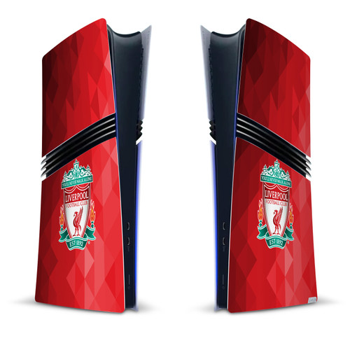 Liverpool Football Club Art Crest Red Geometric Vinyl Sticker Skin Decal Cover for Sony PS5 Pro Digital Edition Console