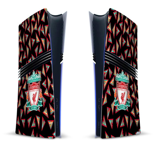 Liverpool Football Club Art Geometric Pattern Vinyl Sticker Skin Decal Cover for Sony PS5 Pro Digital Edition Console