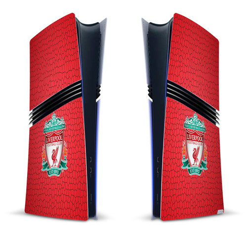 Liverpool Football Club Art Crest Red Mosaic Vinyl Sticker Skin Decal Cover for Sony PS5 Pro Digital Edition Console