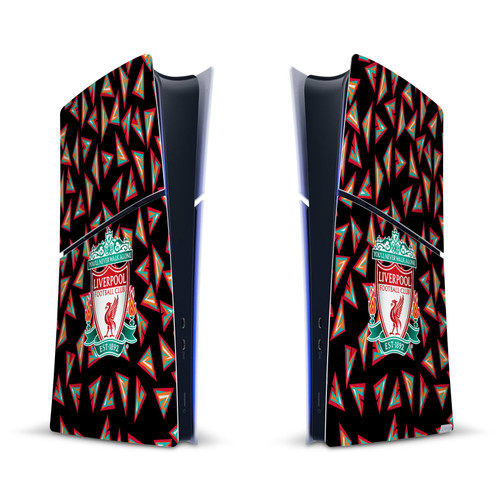 Liverpool Football Club Art Geometric Pattern Vinyl Sticker Skin Decal Cover for Sony PS5 Slim Digital Edition Console