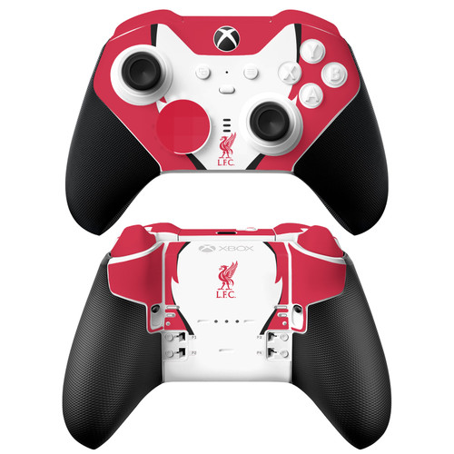 Liverpool Football Club Art Side Details Vinyl Sticker Skin Decal Cover for Microsoft Xbox Series X & S Elite Wireless Controller Series 2