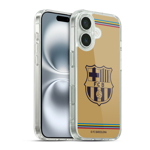 FC Barcelona 2022/23 Crest Kit Away Soft Gel Case for Apple iPhone 16 & MagSafe