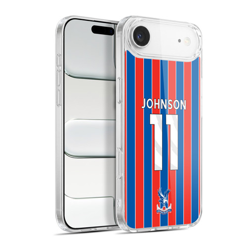 Crystal Palace FC 2025/26 Players Home Kit Brennan Johnson Soft Gel Case for Apple iPhone 17 Air