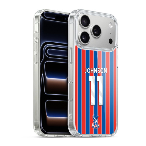 Crystal Palace FC 2025/26 Players Home Kit Brennan Johnson Soft Gel Case for Apple iPhone 17 Pro