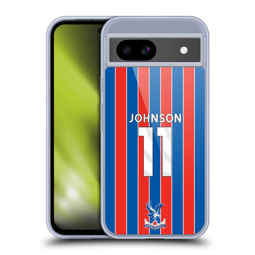 Crystal Palace FC 2025/26 Players Home Kit Brennan Johnson Soft Gel Case for Google Pixel 8a