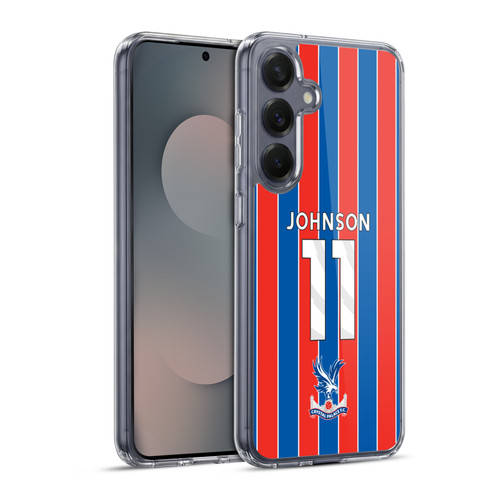 Crystal Palace FC 2025/26 Players Home Kit Brennan Johnson Soft Gel Case for Samsung Galaxy S25+ & MagSafe