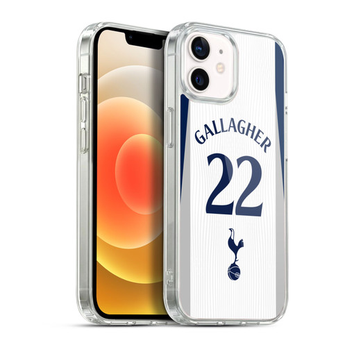 Tottenham Hotspur F.C. 2025/26 Players Home Kit 1st Group Conor Gallagher Soft Gel Case for Apple iPhone 12 / iPhone 12 Pro & MagSafe