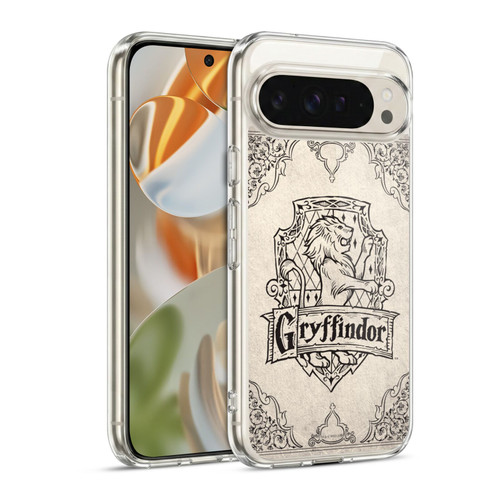 Harry Potter Sorcerer's Stone I Gryffindor Parchment Soft Gel Case for Google Pixel 9 / Pixel 9 Pro