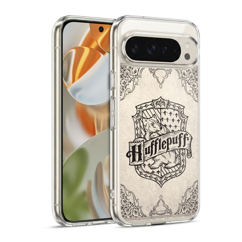 Harry Potter Sorcerer's Stone I Hufflepuff Parchment Soft Gel Case for Google Pixel 9 / Pixel 9 Pro
