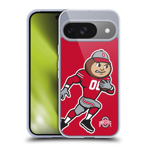 Ohio State University Football Graphics Mascot Oversized Soft Gel Case for Google Pixel 9 / Pixel 9 Pro