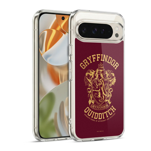 Harry Potter Deathly Hallows X Gryffindor Quidditch Soft Gel Case for Google Pixel 9 / Pixel 9 Pro