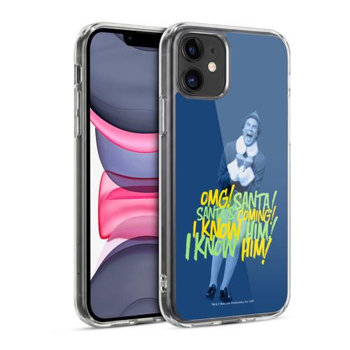 Elf Movie Graphics 2 Santa I Know Him Soft Gel Case for Apple iPhone 11