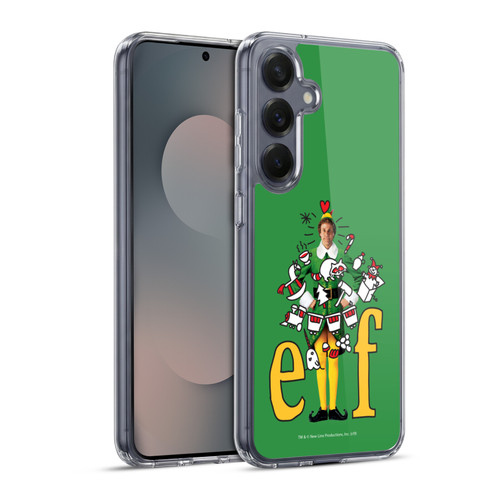 Elf Movie Graphics 2 Doodles Soft Gel Case for Samsung Galaxy S25+ & MagSafe