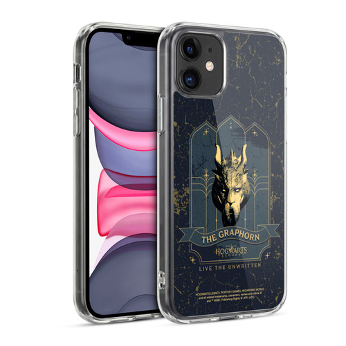 Hogwarts Legacy Graphics The Graphorn Soft Gel Case for Apple iPhone 11