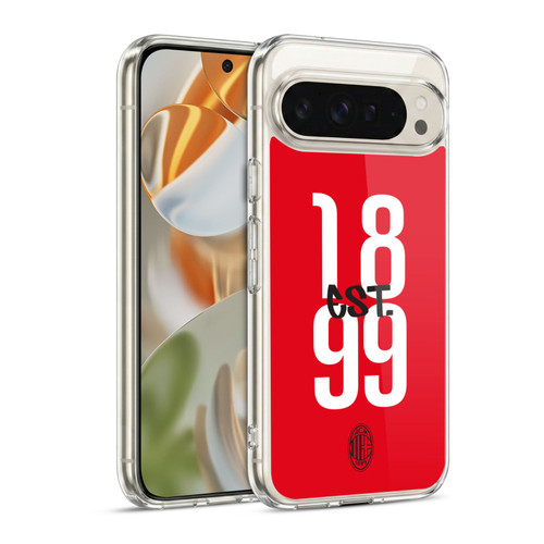 AC Milan Graphics Est. 1899 Soft Gel Case for Google Pixel 9 / Pixel 9 Pro