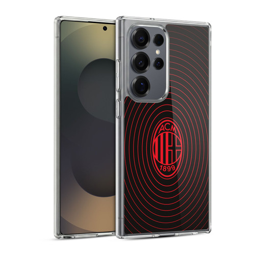AC Milan Graphics Beat Soft Gel Case for Samsung Galaxy S25 Ultra & MagSafe