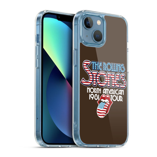 The Rolling Stones Key Art North American Tour 1981 Soft Gel Case for Apple iPhone 13 Mini & MagSafe