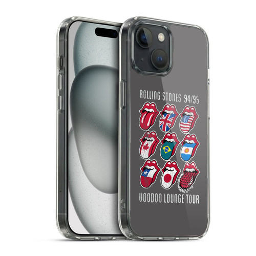 The Rolling Stones Key Art Voodoo Lounge Soft Gel Case for Apple iPhone 15 & MagSafe