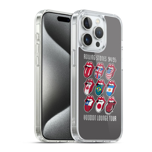 The Rolling Stones Key Art Voodoo Lounge Soft Gel Case for Apple iPhone 15 Pro & MagSafe