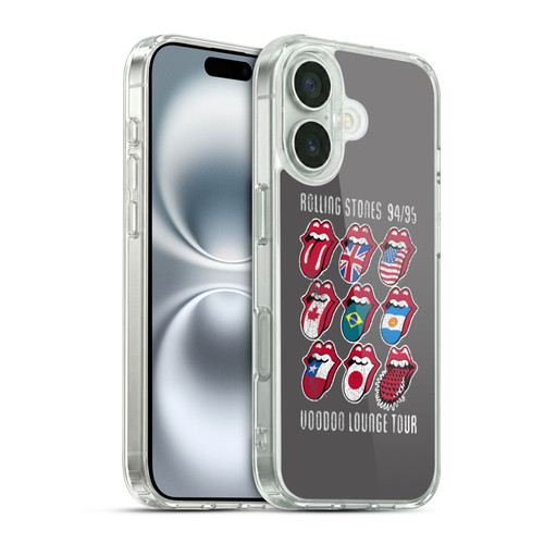 The Rolling Stones Key Art Voodoo Lounge Soft Gel Case for Apple iPhone 16 & MagSafe