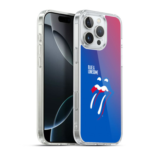 The Rolling Stones Key Art Blue And Lonesome Album Soft Gel Case for Apple iPhone 16 Pro Max & MagSafe