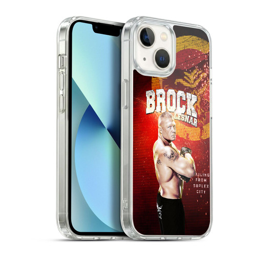WWE Superstars Brock Lesnar Soft Gel Case for Apple iPhone 13