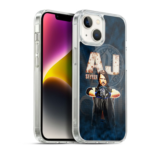 WWE Superstars AJ Styles Soft Gel Case for Apple iPhone 14