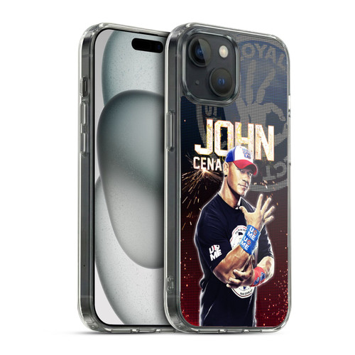 WWE Superstars John Cena Soft Gel Case for Apple iPhone 15 & MagSafe