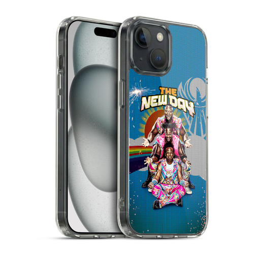 WWE Superstars The New Day Soft Gel Case for Apple iPhone 15 & MagSafe